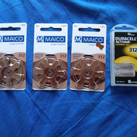 Batterie per apparecchi acustico universali