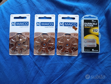 Batterie per apparecchi acustico universali