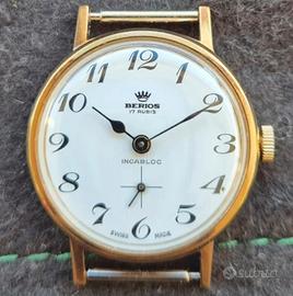 NUOVO Orologio Unisex Berios Swiss Carica Manuale 