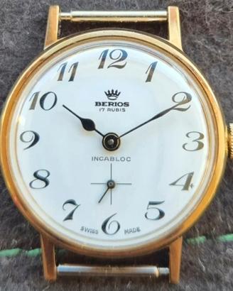 NUOVO Orologio Unisex Berios Swiss Carica Manuale 