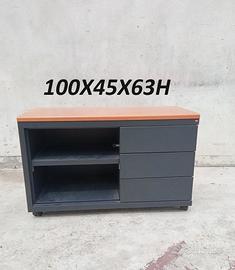 mobiletto basso con cassettiera