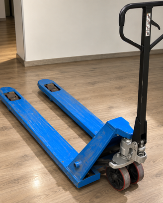 Transpallet manuale professionale blu