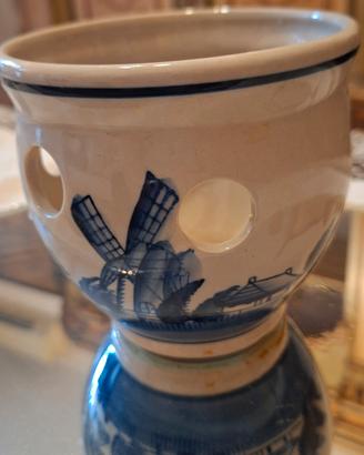 Ogg Vintage Vaso portabulbi Blu di Delft olandese 