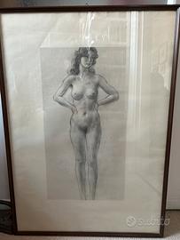 “Nudo dí giovane donna” quadro