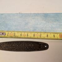 Placchetta Cognac "La Victoire" Ramazzotti 