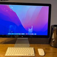 Mac pro con Apple Thunderbolt Display 27 2k
