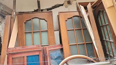 Stock Porte Interne in Legno e Vetro + Infissi Var