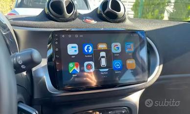 AUTORADIO/STEREO 2 DIN DEDICATO PER SMART 453 