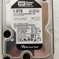 Hard Disk WD 1002FAEX da 3,5 - 1 TB (Come Nuovo)