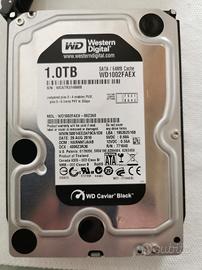 Hard Disk WD 1002FAEX da 3,5 - 1 TB (Come Nuovo)