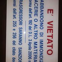 Cartello in plexiglass