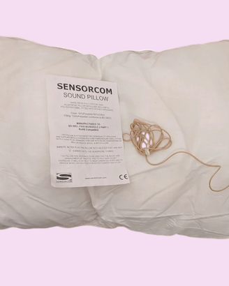 Cuscino sonoro tinnitus acufeni sound pillow senso