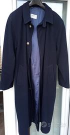 Cappotto Uomo 80% Lana - Blu Navy Taglia 52