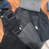 Set cargo pantaloni tuta felpa 12 anni bambino 