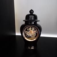 Vaso vintage The Art of Chokin bordato in oro 24k
