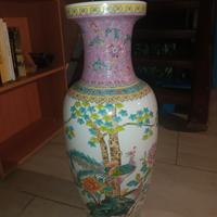 Vaso rarissimo in porcellana cinese decorato 