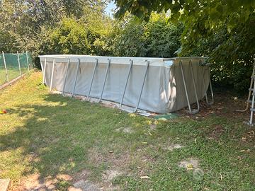Piscina fuori terra 5,5x3 metri circa