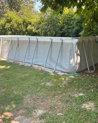 Piscina fuori terra 5,5x3 metri circa