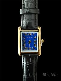 Orologio stile Vintage Tank Pica Movimento Seiko