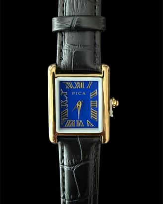 Orologio stile Vintage Tank Pica Movimento Seiko