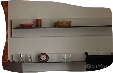 Mensole bianco e wenge