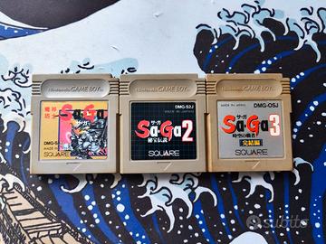 Saga 1-3 Gameboy Lotto Nintendo Ntsc-j Japan