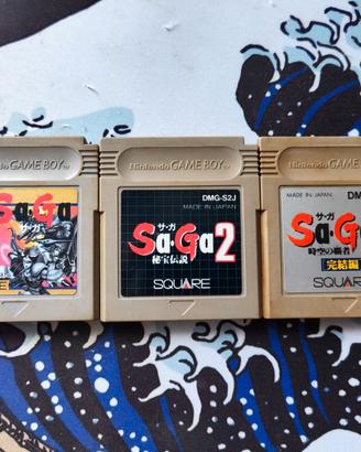 Saga 1-3 Gameboy Lotto Nintendo Ntsc-j Japan