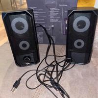 Altoparlanti PC multicolor 2x 5W rms