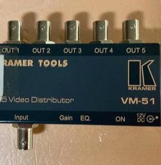Kramer VM-51 1x5 Video Distribution Amplifier with