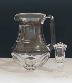 Servizio Bicchieri cristallo + Brocca + tappo