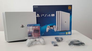 PS4 Pro Glacier White 1TB - Pari al nuovo + Box