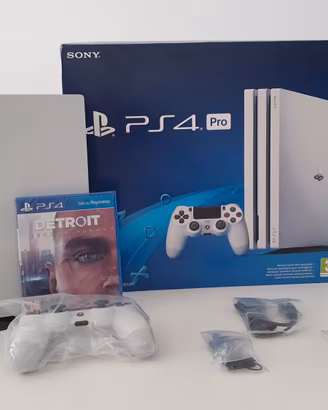 PS4 Pro Glacier White 1TB - Pari al nuovo + Box