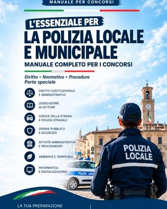 Libro Manuale Concorsi Polizia Locale Municipale