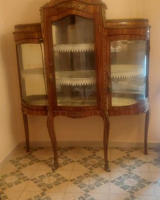 vetrina antica stile napoleone da restaurare