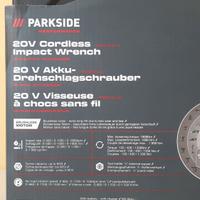 Avvitat IMPULSI X20V 1356/1898Nm PERFORM PARKSIDE 
