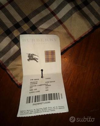 Foulard Burberry nuovo seta originale fazzoletto