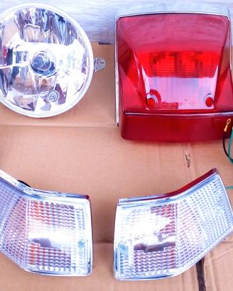 Fari e Frecce bianche Cromate Vespa PX PE LML