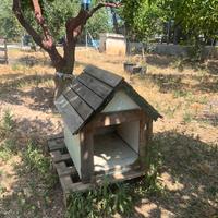 Cuccia cane artigianale in legno