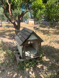 Cuccia cane artigianale in legno