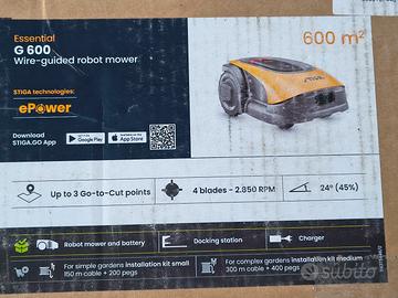 robot rasaerba stiga G600 600m2