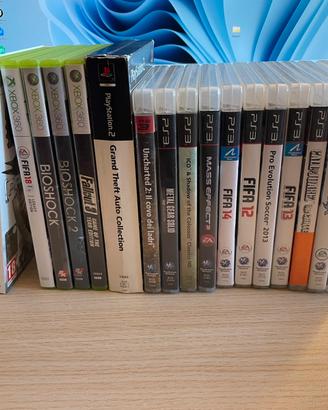 Lotto giochi ps3/ps2 e xbox 360