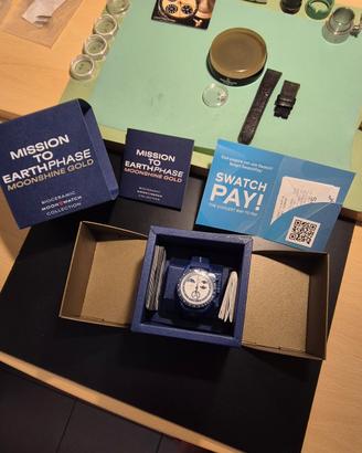 omega swatch moon shine limited edition mai usato 