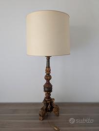Lampada da tavolo vintage – torciere barocco