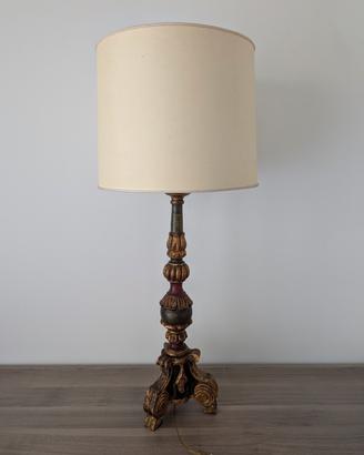 Lampada da tavolo vintage – torciere barocco