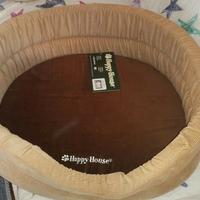 cuccia cane in velluto tinta beige Happy House