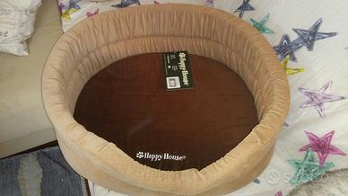 cuccia cane in velluto tinta beige Happy House