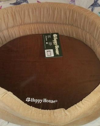 cuccia cane in velluto tinta beige Happy House