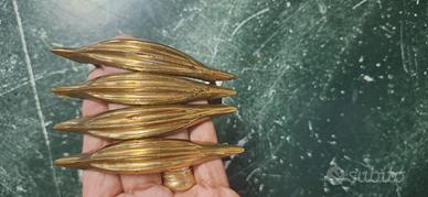 maniglie per mobili vintage in ottone 