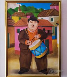 Vari quadri dipinti a mano Botero modigliani ecc