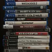 Videogiochi ps1  ps3-ps4-ps5 solo consegna a mano